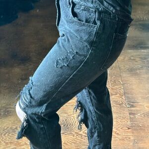 Ripped Black Jeans